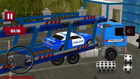 Transport Truck Police Cars Transport Games Special Police Vehicle