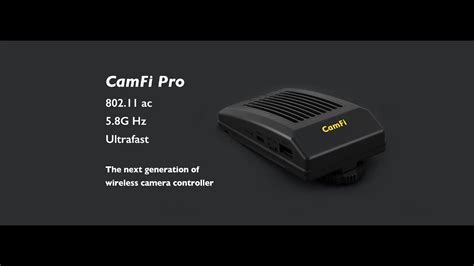 Camfi Pro The Fastest Wireless Camera Controller In The World Youtube