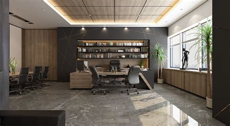 Ceo Office Design And Visualization For A Well Known Company In Kuwait