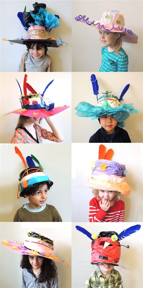 Hip Hat Pop Goes The Page Crazy Hat Day Hat Crafts Hat Day