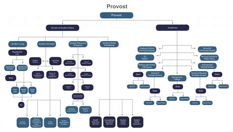 Georgetown Explained University Organizational Chart The Georgetown