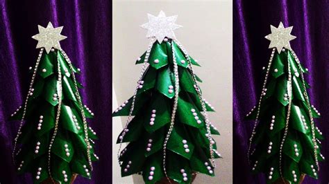 Diy Tabletop Paper Christmas Tree Youtube