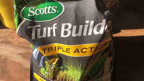 Scotts Turf Builder Triple Action Review Youtube