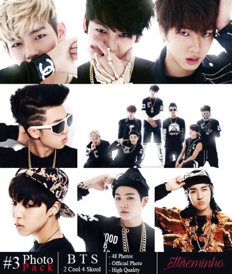 Despite being a single album, 2 cool 4 skool boasts a run time of more than 27 minutes. #3 Photo Pack - BTS (2 Cool 4 Skool) by myungtae on DeviantArt