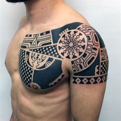 Lista Foto Tatuaje De Tribal En El Hombro Mirada Tensa
