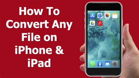 How To Convert File On Iphone And Ipad Youtube