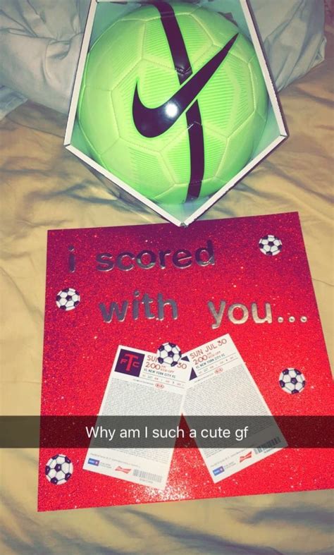 Whether it's christmas, an anniversary or your beau's birthday, it can be really hard finding just the right gift for the man in your life. best cute boyfriend ideas pinterest soccer boyfriendsoccer ...