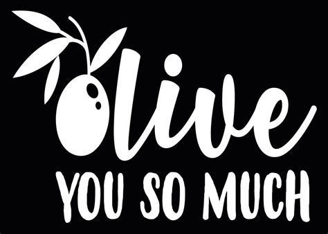 Olive You So Much Poster By Bombdesign Displate