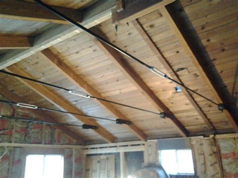 This truss offers unmatched strength with the ease of assembly not requiring heavy. Rod trusses and Turnbuckles | Roof trusses, Steel trusses ...