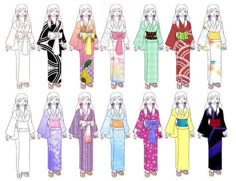 Random Kimono Designs By Jbarnzi88 On Deviantart