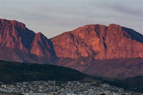 Helderberg Mountains At Sunset Stock Photo Download Image Now Istock
