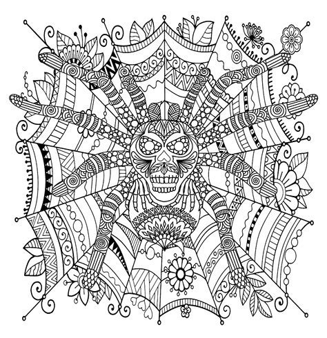 Free download 38 best quality spider web coloring page at getdrawings. Free Printable Spider Coloring Pages For Kids