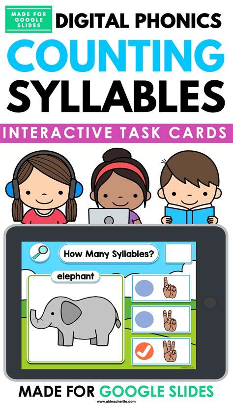 3 which numbers between 1 and 20 have three syllables? Digital Phonics Games for Online Learning - A ...