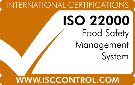 Iso 22000 Food Safety Management System Isc Control