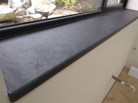 We Fitted This Matt Slate Window Cill To Our Customers New Kitchen