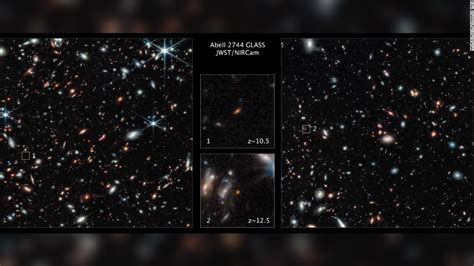 el telescopio james webb captura imagen de 2 de las primeras galaxias formadas luego del big