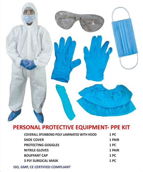 Spunbond Poly Laminated Washable Reusable Ppe Kit Personal