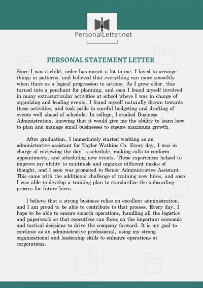 Writing Personal Statement Is Easier With Our Great Sample