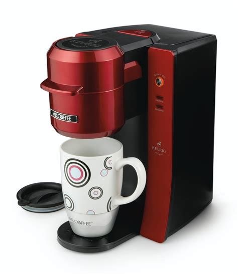 Mr Coffee Bvmc Kg2r 001 Single Serve Coffee Brewer Red Coffee Maker