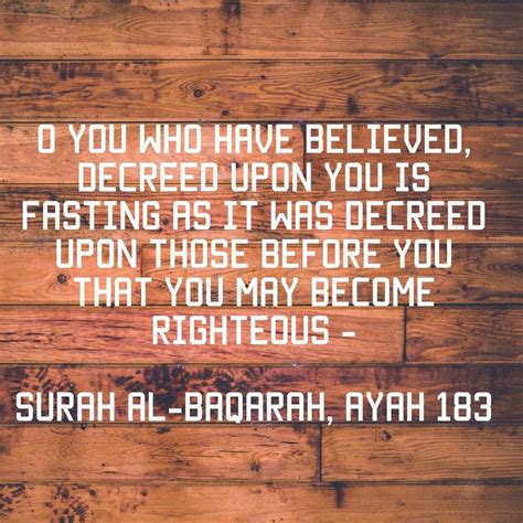 Quranic Verse About Ramadan Ramadan Verse Believe