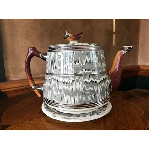 1930s Arthur Wood Silver Shield Teapot Chairish