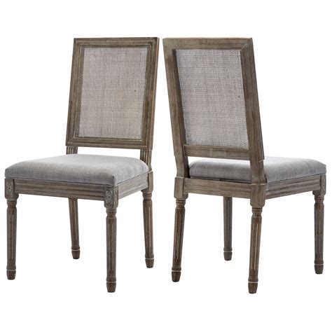 Buy Zhenghao Vintage Farmhouse Dining Chairs Set Of 2 French Country