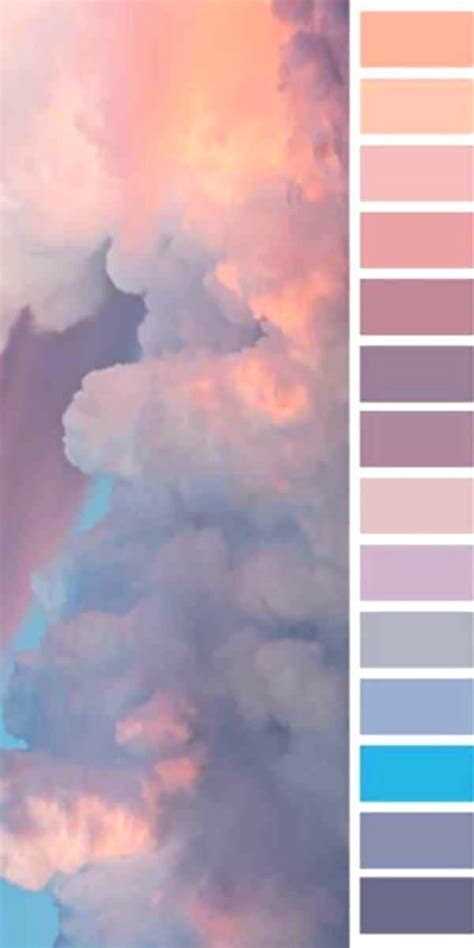 Pastel Aesthetic Color Palette Desktop Wallpaper Aesthetic