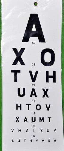 Snellen Chart Eye Vision Testing Chart In Kottayam Rs 55 Id