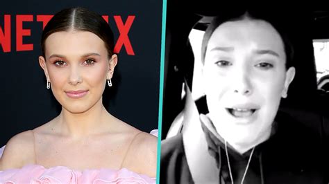Millie Bobby Brown Tearfully Pleads For Respect After Uncomfortable