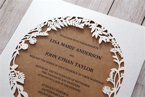 Modern Rustic Wedding Invitations Catherine Teds Modern And Rustic
