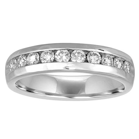 One of our most stunning bands; Men's Diamond Platinum Wedding Band Ring For Sale at 1stdibs