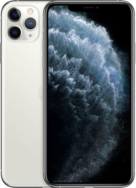 Смартфон Apple Iphone 11 Pro Max 256gb Серебристый купить по цене 89