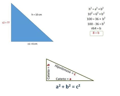 La Hipotenusa De Un Triangulo Rectangulo Mide 10 Cm Y Unos De Sus