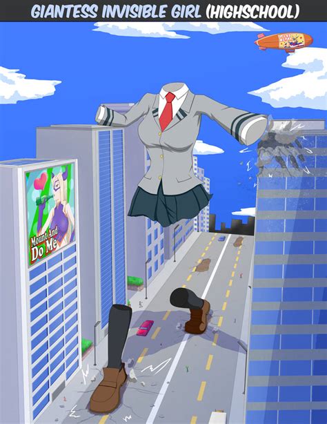 Mha Giantess Invisible Girl By Thedaibijin On Deviantart