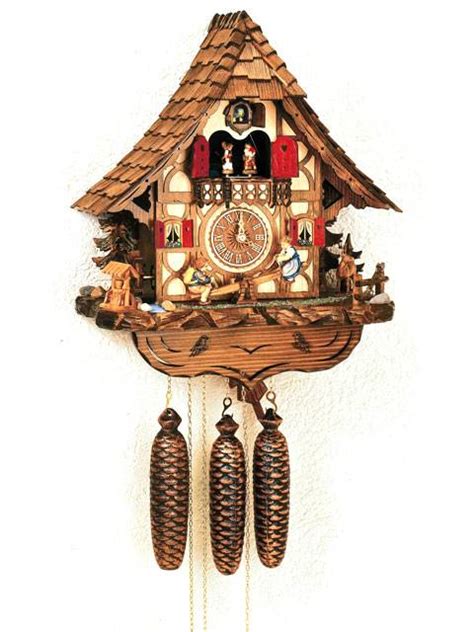 Cuckoo Clock With Children On See Saw