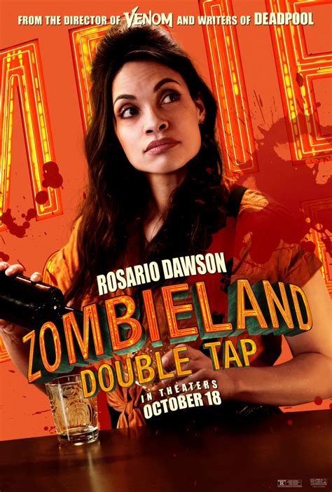 Постер фильма Zомбилэнд Контрольный выстрел Rosario Dawson Emma Stone Avan Jogia Zombies