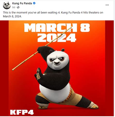 Kung Fu Panda 4 Hit Theaters On March 8 2024 Fandom