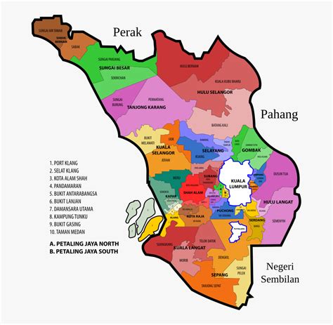 Constituencies Clipart Free For Download Kuala Lumpur District Map