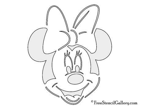 Minnie Mouse Face Templates Invitation Design Blog