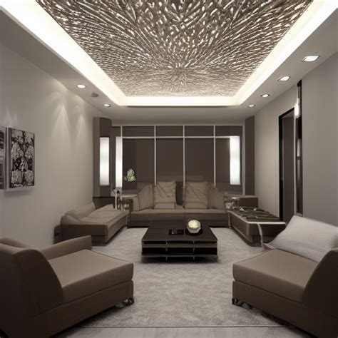 Modern Living Room Ceiling Design