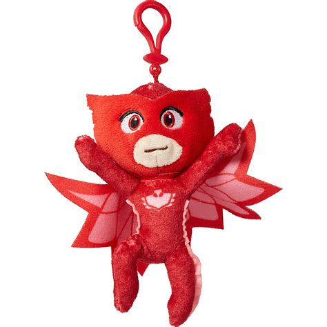 Clip On Owlette Plush 6in X 6in Pj Masks Party City