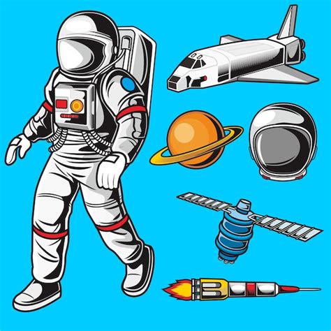 Premium Vector Astronaut Vector Pack