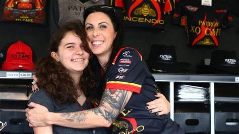 Nhra Funny Car Driver Alexis Dejoria Right With Daughter Isabella