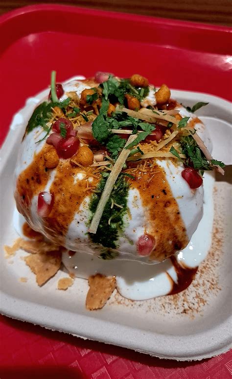 [I ate] Raj kachori for lunch today. What's your favourite chaat? : r