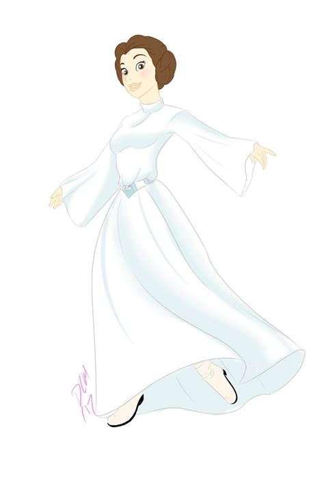 Web Of Star Wars Leia As A Disney Princess