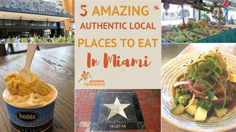 5 Amazing Authentic Local Places You Want to Eat in Miami | Travel food
