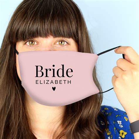 Personalised Bride Face Covering Love My Ts