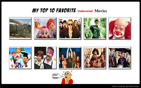 My Top 10 Favorite Underrated Movies By Sithvampiremaster27 On Deviantart