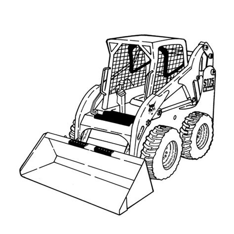 All bobcat coloring pages click printable version page adult search cute view color online. Polimaq Equipamentos Agroindustriais - Bobcat S175