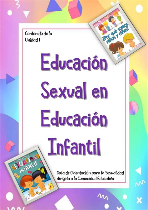 Folleto Guía Educación Sexual En Educación Infantil By Alegza Issuu